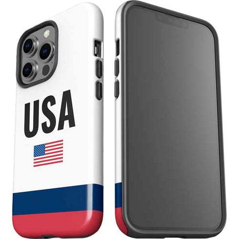 USA American Flag iPhone 15 Pro Impact Case